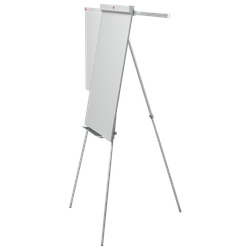 Pizarra caballete NOBO Classic Nano Clean® trípode + brazos extensibles, blanco