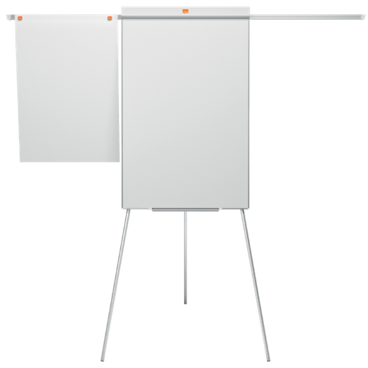 Pizarra caballete NOBO Classic Nano Clean® trípode + brazos extensibles, blanco