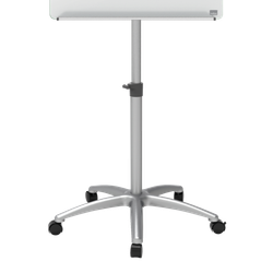 Pizarra caballete NOBO CRISTAL móvil, blanco brillante