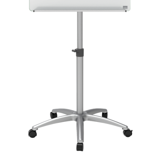 Pizarra caballete NOBO CRISTAL móvil, blanco brillante