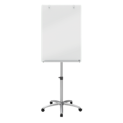 Pizarra caballete NOBO CRISTAL móvil, blanco brillante