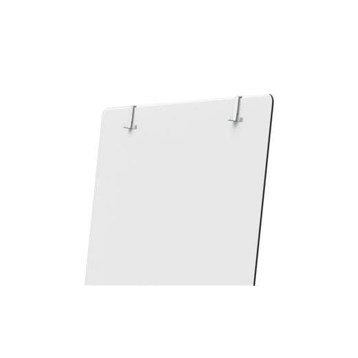 Pizarra caballete NOBO CRISTAL móvil, blanco brillante
