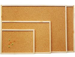 Pizarra Corcho Q-Connect 40X30 cm Marco de Madera