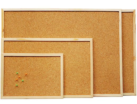 Pizarra Corcho Q-Connect 40X30 cm Marco de Madera