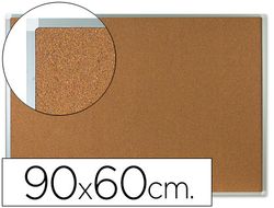 Pizarra de Corcho con marco de Aluminio 90X60 cm