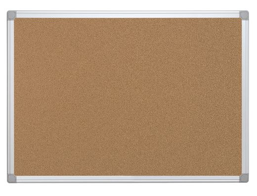 Pizarra de Corcho con marco de Aluminio 90X60 cm