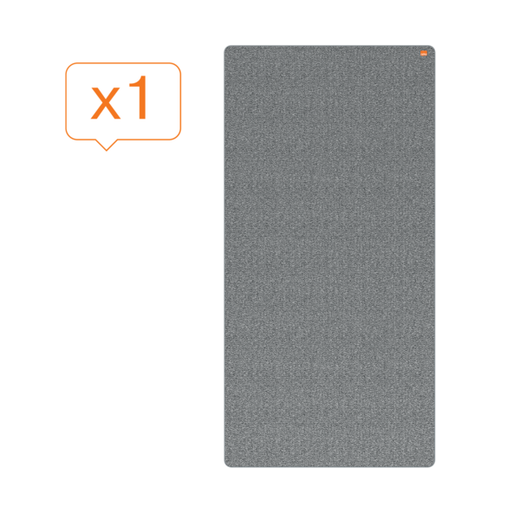 Pizarra de doble cara / Tablero de anuncios trasladable y portátil 1800 x 900 mm - marco gris