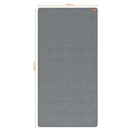 Pizarra de doble cara / Tablero de anuncios trasladable y portátil 1800 x 900 mm - marco negro