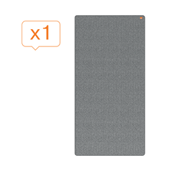 Pizarra de doble cara / Tablero de anuncios trasladable y portátil 1800 x 900 mm - marco negro