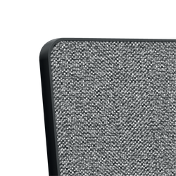 Pizarra de doble cara / Tablero de anuncios trasladable y portátil 1800 x 900 mm - marco negro