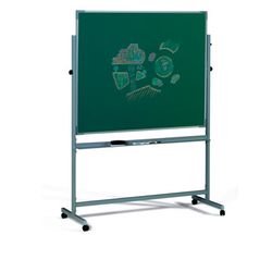 Pizarra estratificada 2 superficies verde y pentagrama 122x100 cm