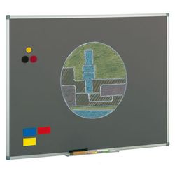 Pizarra gris magnética Faibo 122x300cm Acero vitrificado