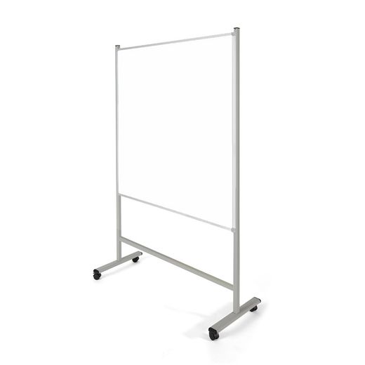 Pizarra Lacada de Doble Cara 120x150 cm con Soporte de Pies.