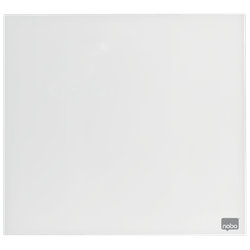 Pizarra magnética de cristal NOBO 450x450 mm, blanco