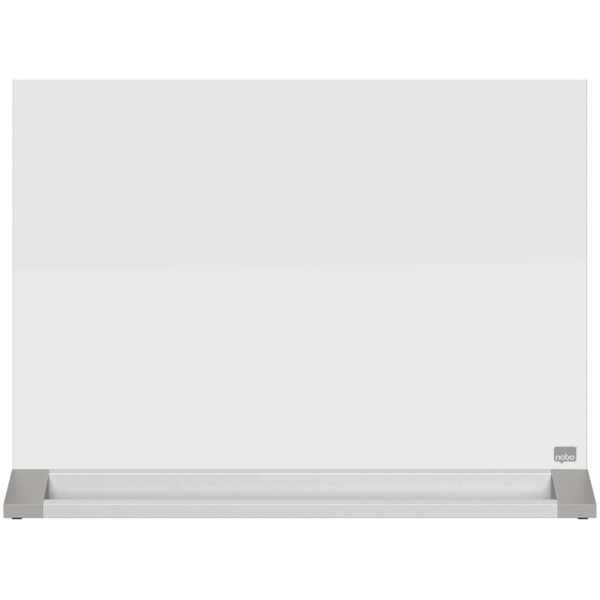 Pizarra magnética de sobremesa de libre colocación de cristal NOBO, blanco