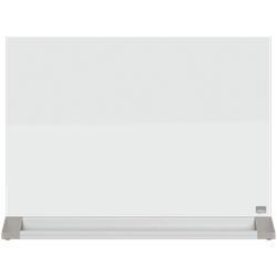 Pizarra magnética de sobremesa de libre colocación de cristal NOBO, blanco