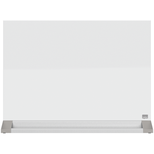 Pizarra magnética de sobremesa de libre colocación de cristal NOBO, blanco