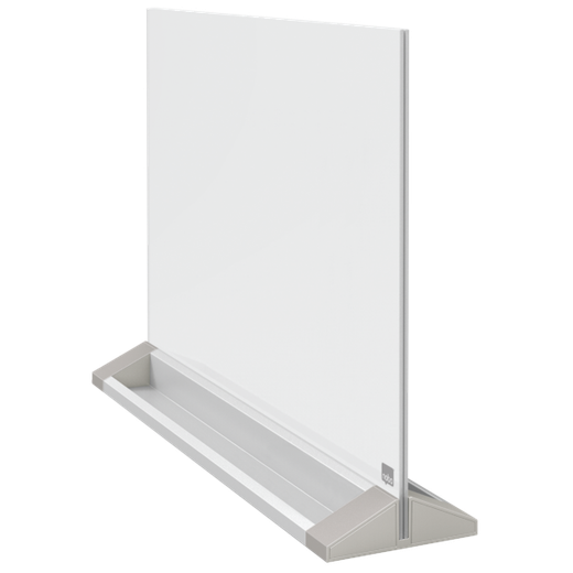 Pizarra magnética de sobremesa de libre colocación de cristal NOBO, blanco
