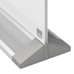 Pizarra magnética de sobremesa de libre colocación de cristal NOBO, blanco