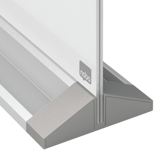 Pizarra magnética de sobremesa de libre colocación de cristal NOBO, blanco