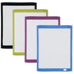 Pizarra nobo hogar magnetica + borrador 216x280 mm colores surtidos