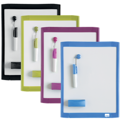 Pizarra nobo hogar magnetica + borrador 216x280 mm colores surtidos