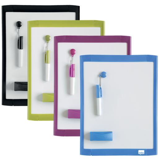 Pizarra nobo hogar magnetica + borrador 216x280 mm colores surtidos