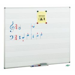 Pizarra magnética pentagrama Faibo 122x244cm Acero vitrificado