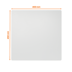 Pizarra modular sin marco 450 x 450 mm, blanco