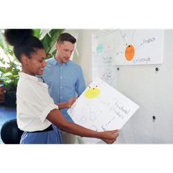 Pizarra modular sin marco 600 x 450 mm, blanco