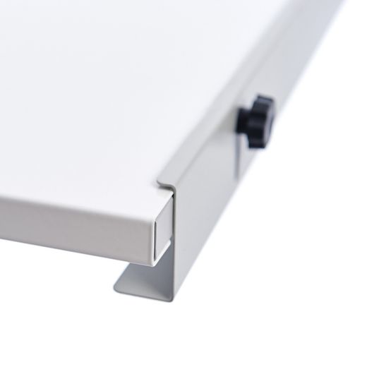 Pizarra Móvil Transformable en Mesa Metálica Lacada Blanca