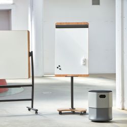 Pizarra Móvil Transformable en Mesa Metálica Lacada Serie Natural