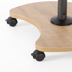 Pizarra Móvil Transformable en Mesa Metálica Lacada Serie Natural