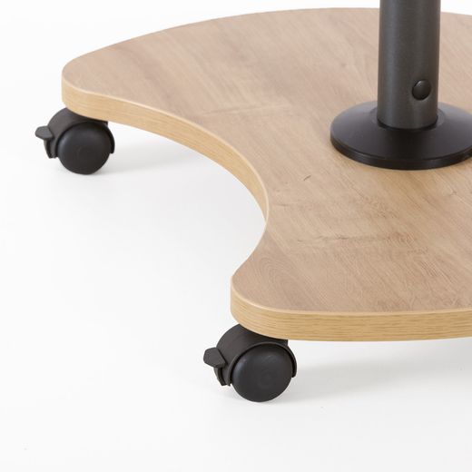 Pizarra Móvil Transformable en Mesa Metálica Lacada Serie Natural