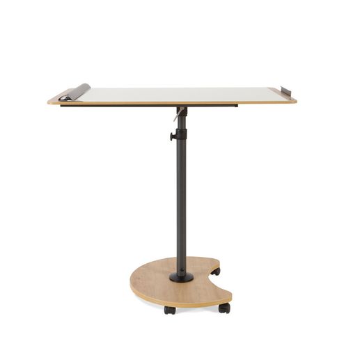 Pizarra Móvil Transformable en Mesa Metálica Lacada Serie Natural