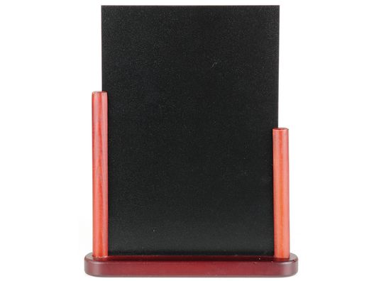 Pizarra Negra Liderpapel Doble Cara de Madera con Superficie para Rotuladores Tipo Tiza 21X30Cm