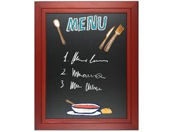 Pizarra Negra Liderpapel Mural de Madera con Superficie para Rotuladores Tipo Tiza 60X80Cm