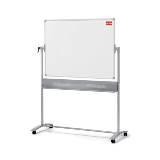 Pizarra NOBO BASIC melamina móvil 1200x900 mm, blanco