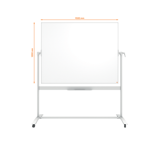 Pizarra NOBO Classic ACERO VITRIFICADO móvil 1500X1200 mm, blanco