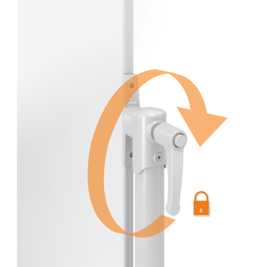 Pizarra NOBO Classic Nano Clean® móvil 1500X1200 mm, blanco
