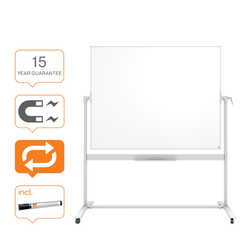 Pizarra NOBO Classic Nano Clean® móvil 1500X1200 mm, blanco