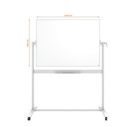 Pizarra NOBO Classic Nano Clean™ móvil 1200X900 mm, blanco