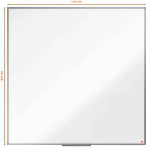 Pizarra NOBO Essence acero lacado 1200X1200mm, blanco