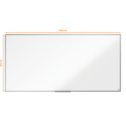 Pizarra NOBO Essence acero lacado 1800X900mm, blanco