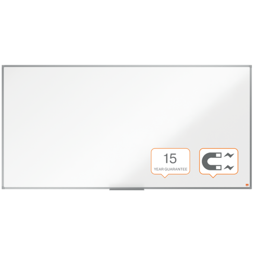 Pizarra NOBO Essence acero lacado 1800X900mm, blanco
