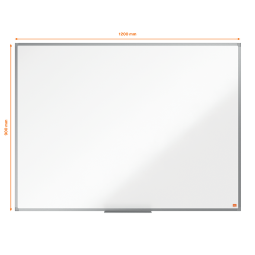 Pizarra NOBO Essence acero vitrificado 1200X900mm, blanco (retail)