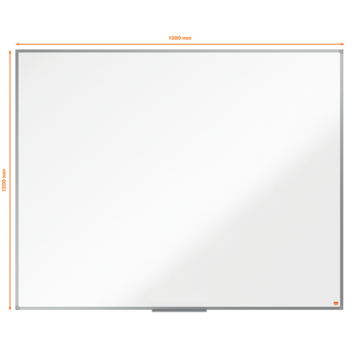 Pizarra NOBO Essence acero vitrificado 1500X1200mm, blanco