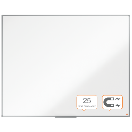 Pizarra NOBO Essence acero vitrificado 1500X1200mm, blanco