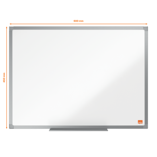 Pizarra blanca nobo essence acero vitrificado magnetica 600x450 mm