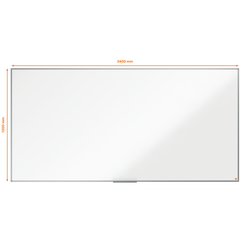 Pizarra NOBO Essence melamina 2400X1200mm, blanco